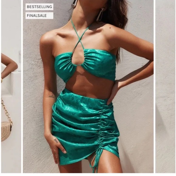 12th Tribe Tops - 12th Tribe Emerald Green St. Barth’s Top (just the top)